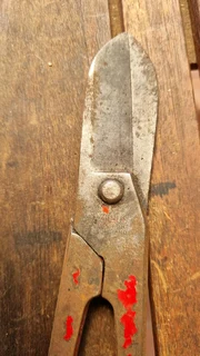 Vintage quality tin snips made by ZELUS rare find.