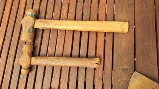 Ball peen hammers for sale in great nick.