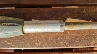 Vintage Stanley Handyman yankee screwdriver with bits.