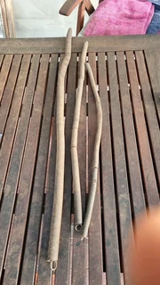Conduit pipe bending springs. Old but still in working condition.