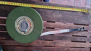 Vintage Measuring Tape Santy Fiber Glass 30m.
