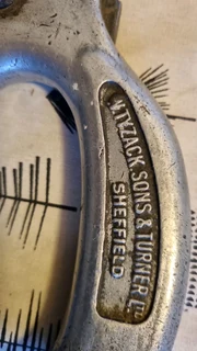 WYTYZACK.SONS&amp;TURNER Sheffield hacksaw.