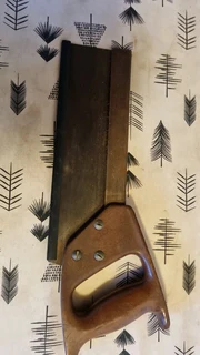 Vintage backsaw in great condition for sale.