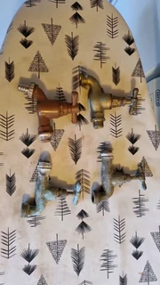 Brass taps and one plastic tap for only R200.