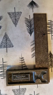 Rabone Chesterman vintage metal square collectors item.