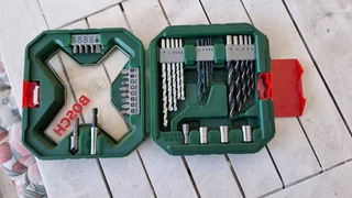 Bosch 34 piece x line classic drill bit and screwdriver bit set ( wood, masonry and metal.