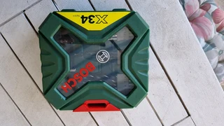 Bosch 34 piece x line classic drill bit and screwdriver bit set ( wood, masonry and metal.