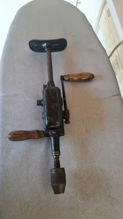 Vintage hand drill up for grabs.