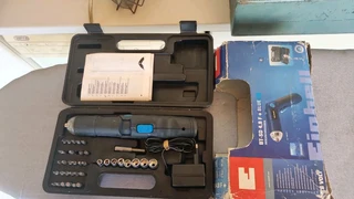 Einhell 4.8 volt screwdriver set.