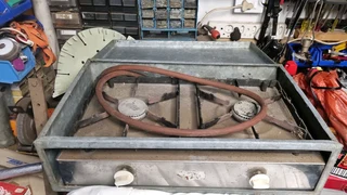 Cadac two plate portable gas burner.