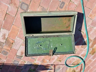 Metal strong toolbox up for grabs at R150.