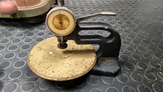 Vintage M.P.J. Caslon plate gauge for sale.