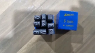 6mm number punch set made in West Germany.