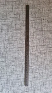 Vintage Stainless Steel 6" Ruler Made in USA