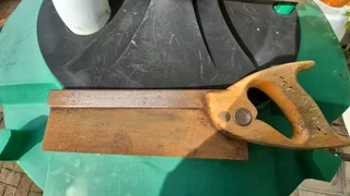 Remarkable Spear & Jackson Brass Back Saw.