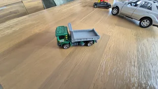 Matchbox Construction Pit King (2010) Mattel Green &amp; Orange Toy Truck 45/100.