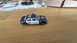 RealToy 1:64 Ford Crown Victoria Police Country Sheriff 132 Blue &amp; White