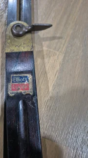 Elliott Lucas rosewood and brass sliding bevel.