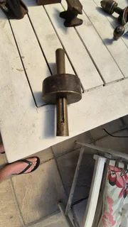 Vintage one pin scribe rosewood and brass handle.