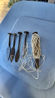 Building line pins x 5 for R50.