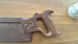 Vintage Disston back saw up for grabs.