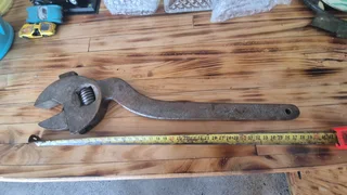 Big 380mm vintage shifting spanner up for grabs.