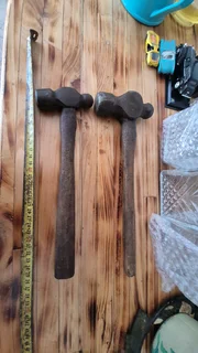 Two old ball pen hammers for sale at R50 each.