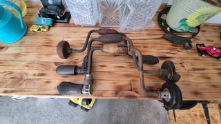 Three Auger hand drills up for grabs for only R150.