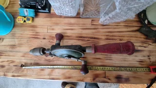 Beautiful Vintage No 40 Mit-A-Mit Hand Drill By Silex Tools Made In Australia