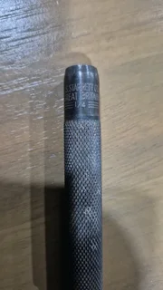 STARRETT Center Punch with Round Shank, 1/4