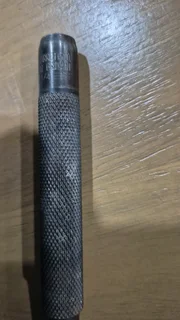 STARRETT Center Punch with Round Shank, 1/4