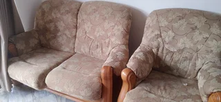 Grafton Everest solid oak 4 seater lounge suite