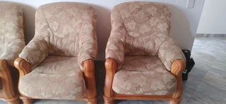 Grafton Everest solid oak 4 seater lounge suite