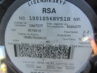 1981 MG 1.8 Roadster MGB