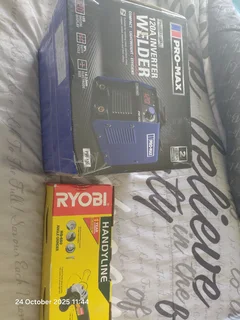 Brand new set Ryobi &amp; promax welder never used