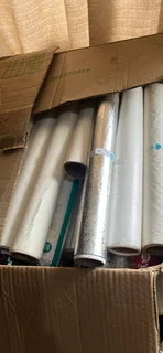 Tinfoil and wax baking paper