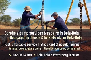 Borehole pump services & repairs