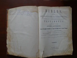 Antique Dutch/Afrikaans Bible 1868