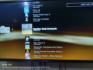 PS3 modded with games installed