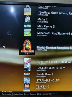 PS3 modded with games installed