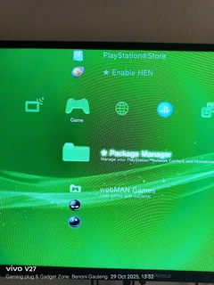PS3 slim model with games installed