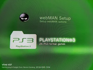 PS3 slim model with games installed