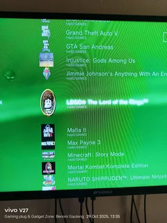 PS3 slim model with games installed