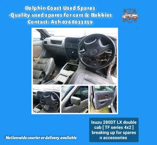 Isuzu 280DT LX double cab 4x2 stripping