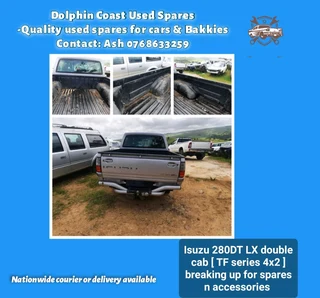 Isuzu 280DT LX double cab 4x2 stripping