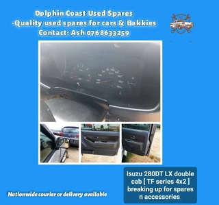 Isuzu 280DT LX double cab 4x2 stripping