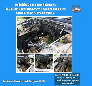 Isuzu 280DT LX double cab 4x2 stripping