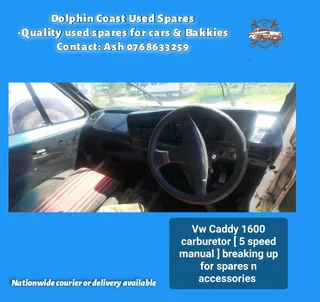 Vw Caddy bakkie 1.6 carb stripping