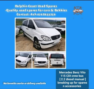 Mercedes Benz Vito 115 CDI stripping