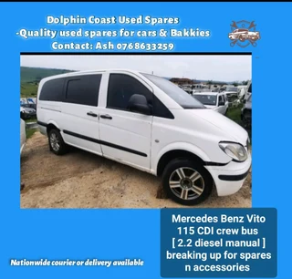 Mercedes Benz Vito 115 CDI stripping